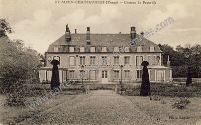 Carte postale ancienne St Aubin Chateauneuf — Saint-Aubin-Château-Neuf (Yonne)