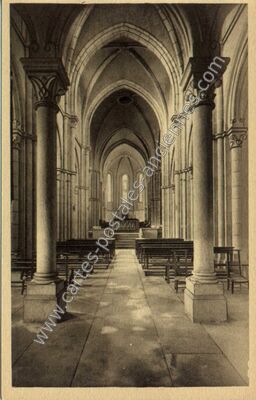Carte postale ancienne La Pierre qui Vire — Saint-Léger-Vauban (Yonne)
