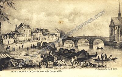 Carte postale ancienne Sens Ancien — Sens (Yonne)