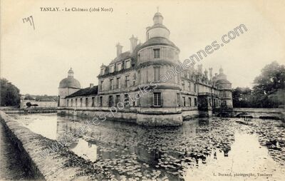 Carte postale ancienne Le Château (côté Nord) — Tanlay (Yonne)