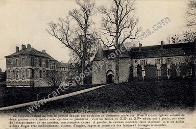 Carte postale ancienne Chateau de Vallery — Vallery (Yonne)