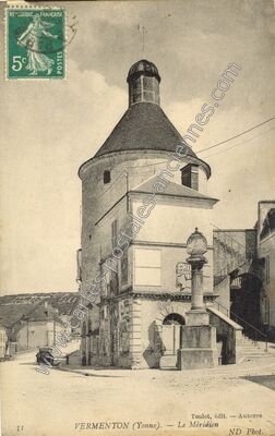 Carte postale ancienne Le Méridien — Vermenton (Yonne)