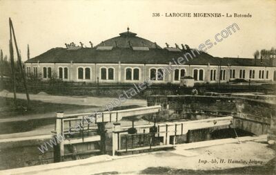 Carte postale ancienne Laroche Migennes — Migennes (Yonne)