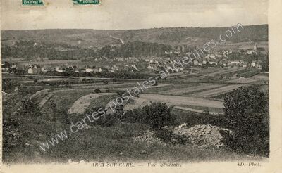 Carte postale ancienne Vue générale — Arcy-sur-Cure (Yonne)