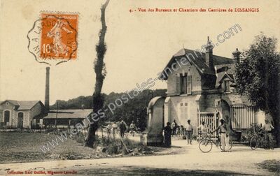 Carte postale ancienne Dissangis Ca — Dissangis (Yonne)
