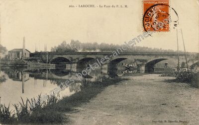 Carte postale ancienne Laroche — Laroche-Saint-Cydroine (Yonne)