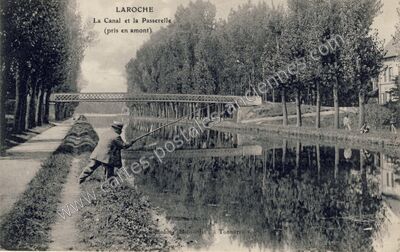 Carte postale ancienne Laroche — Laroche-Saint-Cydroine (Yonne)