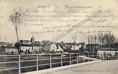 Carte postale ancienne Môlay