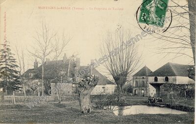 Carte postale ancienne Montigny-la-Resle