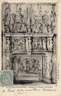 Carte postale ancienne Nuits sous Ravieres — Nuits (Yonne)