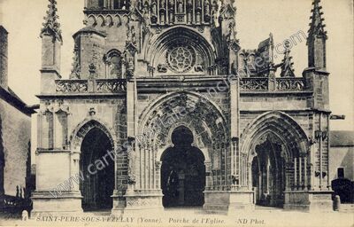 Carte postale ancienne St Pere sous Vezelay — Pere (Yonne)