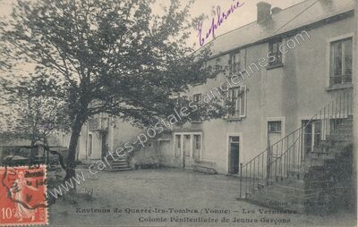 Carte postale ancienne Les Vermiraux — Quarré-les-Tombes (Yonne)