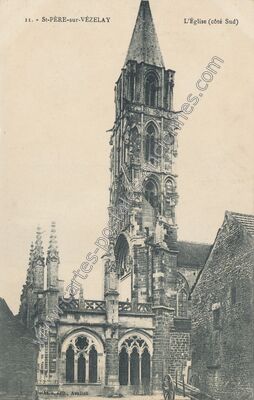 Carte postale ancienne St Pere Sous Vezelay — Pere (Yonne)