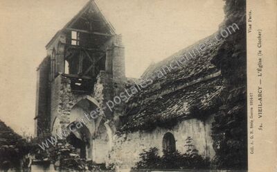 Carte postale ancienne Vieil Arcy — Arcy-sur-Cure (Yonne)