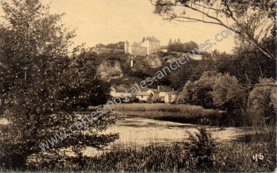 Carte postale ancienne Mailly le Chateau — Mailly-le-Château (Yonne)