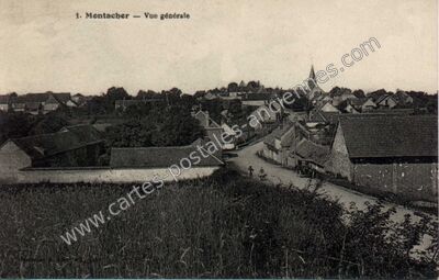 Carte postale ancienne Montacher-Villegardin