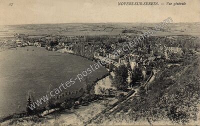 Carte postale ancienne Noyers sur Serein — Noyers (Yonne)