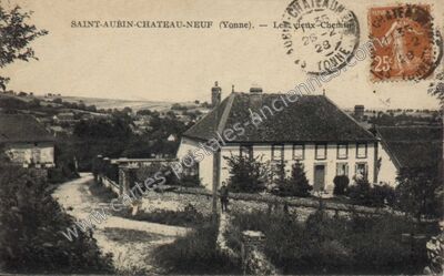 Carte postale ancienne St Aubin Chateau Neuf — Saint-Aubin-Château-Neuf (Yonne)