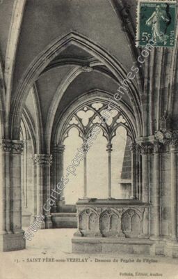Carte postale ancienne St Pere sous Vezelay — Pere (Yonne)