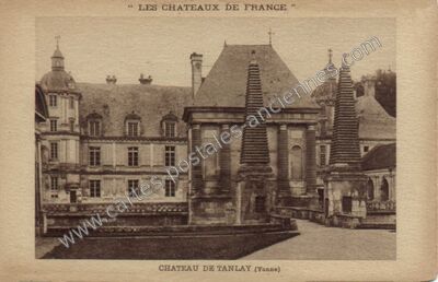Carte postale ancienne Chateau de Tanlay — Tanlay (Yonne)