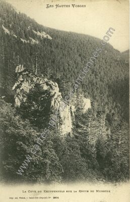 Carte postale ancienne Cuve de Kruppenfels — Non Localisée (Vosges)