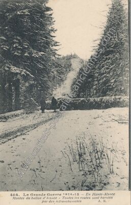 Carte postale ancienne Haute Alsace — Non Localisée (Vosges)