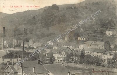 Carte postale ancienne Vue du Centre — La Bresse (Vosges)