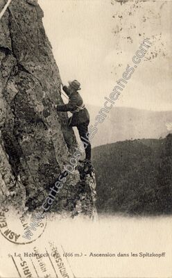 Carte postale ancienne Le Hohneck — La Bresse (Vosges)