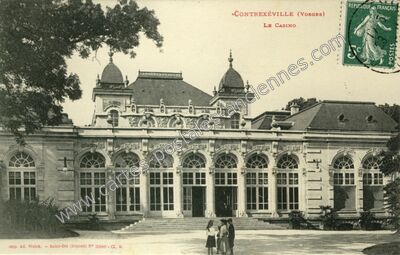 Carte postale ancienne Le Casino — Contrexéville (Vosges)