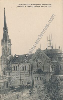 Carte postale ancienne Basilique du Bois Chenu — Domrémy-la-Pucelle (Vosges)