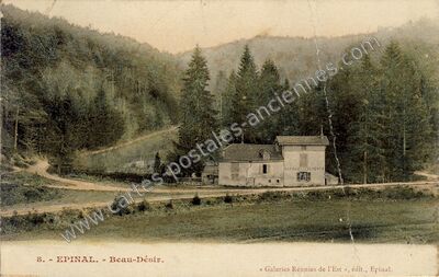 Carte postale ancienne Beau-Désir — Épinal (Vosges)