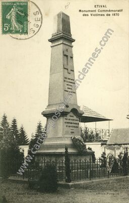Carte postale ancienne Etival — Étival-Clairefontaine (Vosges)
