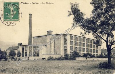 Carte postale ancienne Les Filatures — Fraize (Vosges)