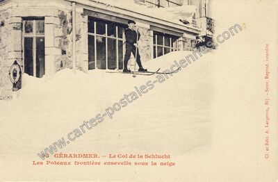 Carte postale ancienne Col de la Schlucht — Gérardmer (Vosges)