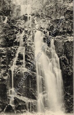 Carte postale ancienne La Cascade de Tendon — Gérardmer (Vosges)