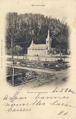 Carte postale ancienne Kichompre — Gérardmer (Vosges)