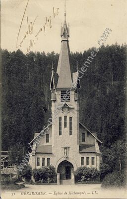 Carte postale ancienne Kichompre — Gérardmer (Vosges)