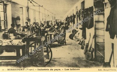 Carte postale ancienne Industrie du pays. - Les luthiers — Mirecourt (Vosges)