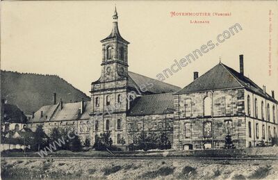 Carte postale ancienne L'Abbaye — Moyenmoutier (Vosges)