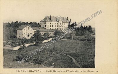Carte postale ancienne Ecole Nationale d'Agriculture de Ste-Anne — Neufchâteau (Vosges)