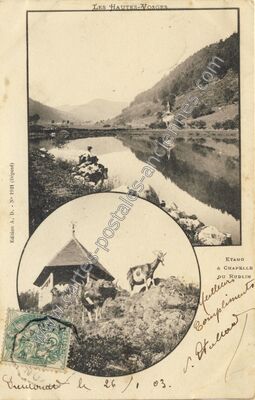 Carte postale ancienne Le Rudlin — Plainfaing (Vosges)