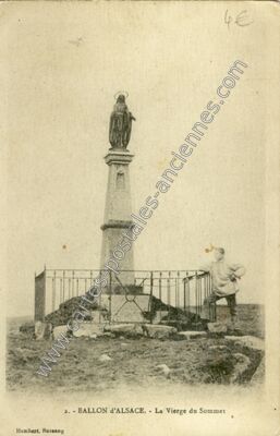 Carte postale ancienne Ballon d'Alsace — Saint-Maurice-sur-Moselle (Vosges)
