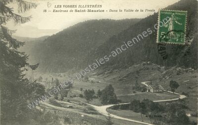 Carte postale ancienne Vallee de la Presle — Saint-Maurice-sur-Moselle (Vosges)
