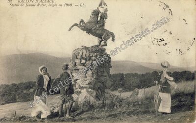 Carte postale ancienne Ballon d'Alsace — Saint-Maurice-sur-Moselle (Vosges)