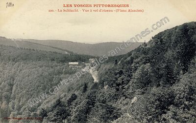 Carte postale ancienne La Schlucht — Le Valtin (Vosges)
