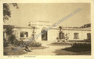 Carte postale ancienne PALMARIUM — Vittel (Vosges)