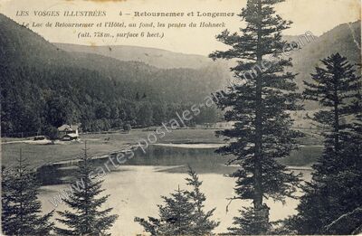 Carte postale ancienne Lac de Retournemer — Xonrupt-Longemer (Vosges)