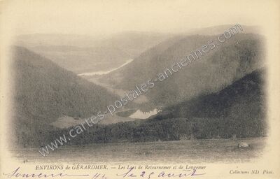 Carte postale ancienne Lac de Retournemer — Xonrupt-Longemer (Vosges)