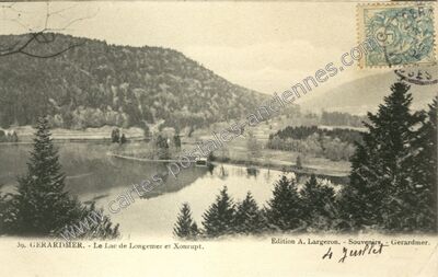 Carte postale ancienne Longemer — Xonrupt-Longemer (Vosges)