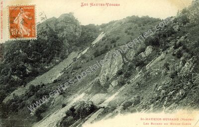 Carte postale ancienne Rouge Gazon — Saint-Maurice-sur-Moselle (Vosges)